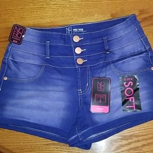 Womens mid rise shorts